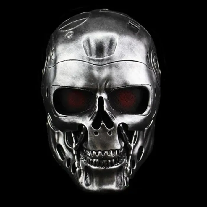 Creepy terminator - skull helmet - full face mask - Halloween - carnivalsMasks