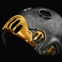 The Clockwork Man - Horror-Vollgesichtsmaske aus Harz - Maskerade / Halloween