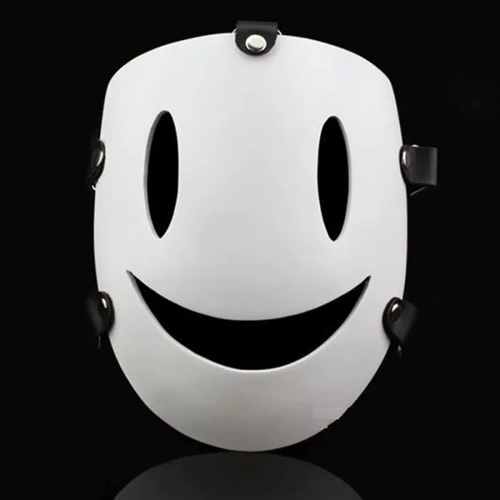 Sky Violations Sniper - smiley - hvit helmaske - Halloween - karneval