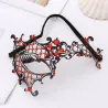 Masque pour les yeux vénitien sexy - avec cristaux - fer évidé