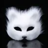 MáscaraMáscara veneciana sexy - con cara de conejo de piel - Halloween / mascarada
