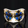 Venetian eye mask - colored lattice / music notes - masquerades / carnivalsMasks