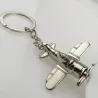 Stridsflygplan - silver - nyckelring