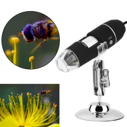 Óptica1600X 2.0MP - 8 LED - USB - microscopio digital - endoscopio