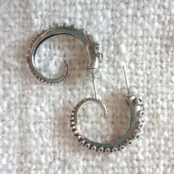 Gothique / Punk - tentacules de poulpe - boucles d'oreilles clous