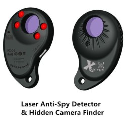 Detector láser antiespía - buscador de cámara oculta