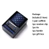 GemelosCorbata / pañuelo / gemelos / alfiler de corbata de moda - con caja - juego de 5 piezas