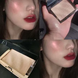 Blank highlighter - pressat puder - gyllene bronzer