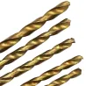 HSS 14 hex drill bits - titanium coated - drills - 13 piecesBits & drills