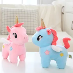 Unicorn - blødt plyslegetøj