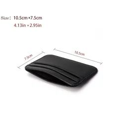 Super slim - mini portfel - portmonetka - wizytownik - skóra naturalnaPortfele