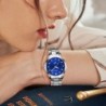 MULILAI - modieus quartz horloge - met diamanten - waterdicht - roestvrij staalHorloges
