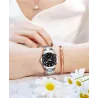 MULILAI - relógio de quartzo da moda - com diamantes - à prova d'água - aço inoxidável