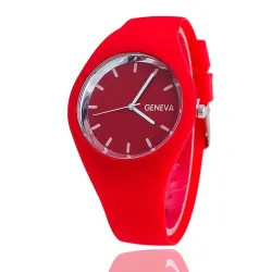 Trendy silikone ur - ultra tynd - unisex