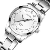 MULILAI - orologio al quarzo alla moda - con diamanti - impermeabile - acciaio inossidabile
