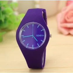 Trendy silikone ur - ultra tynd - unisex