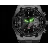 Montre homme luxueuse - lumineuse - calendrier - étanche - acier inoxydable