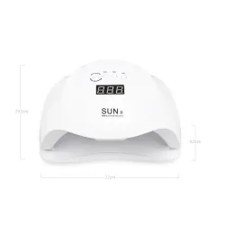 SunX - lampa UV / LED - profesjonalna studyjna suszarka do paznokci - 54WSuszarka do paznokci