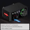 AudioMini amplificador digital - clase D - HiFi - Bluetooth 5.0 - Tpa3116 - 50W*2 - USB - AUX - IN