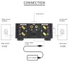 Mini amplificador digital - classe D - HiFi - Bluetooth 5.0 - Tpa3116 - 50W*2 - USB - AUX - IN