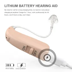 Høreapparat - Bluetooth - trådløst - oppladbart - Open Fit OE - OTC