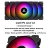 Segotep - kylfläkt - justerbar - RGB - 120 mm - 5V - 3Pin - för gamer