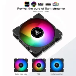 Segotep - kylfläkt - justerbar - RGB - 120 mm - 5V - 3Pin - för gamer