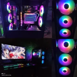 Segotep - køleblæser - justerbar - RGB - 120 mm - 5V - 3Pin - til gamer