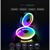 Ventilateur de boîtier d'ordinateur - refroidisseur de refroidissement - réglable - 120mm - 6pin - RGB - ARGB - LED - 5V
