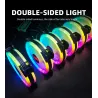 Ventilateur de boîtier d'ordinateur - refroidisseur de refroidissement - réglable - 120mm - 6pin - RGB - ARGB - LED - 5V