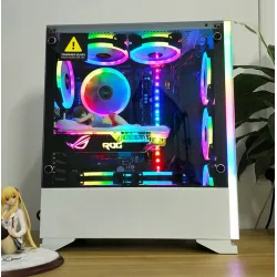 Ventilateur de boîtier d'ordinateur - refroidisseur de refroidissement - réglable - 120mm - 6pin - RGB - ARGB - LED - 5V