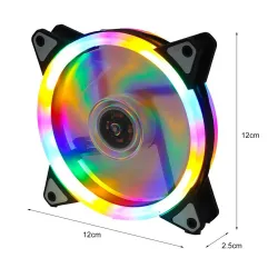 Universal datorfodral kylfläkt - RGB - LED