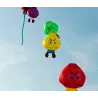 Pipa inflável macia - multicolorida - cogumelo - 3M