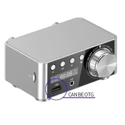 Miniamplificatore digitale - classe D - HiFi - Bluetooth 5.0 - Tpa3116 - 50W*2 - USB - AUX - IN
