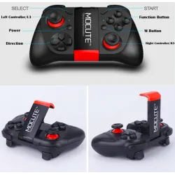 Bluetooth joystick controller - gamepad for Android smartphone & holderAccessories