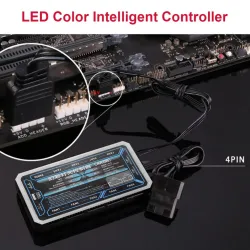 Cooling fan - control box - with RGB controller - 4-6-pinCooling