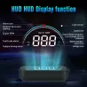 DiagnósticoWIIYII M8 - HUD - head-up display - sistema de advertencia de exceso de velocidad - proyector de parabrisas - OBD2...