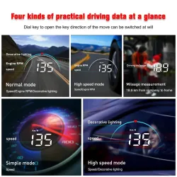 WIIYII M8 - HUD - head-up display - overspeed warning system - windshield projector - OBD2 II - EUOBDDiagnosis