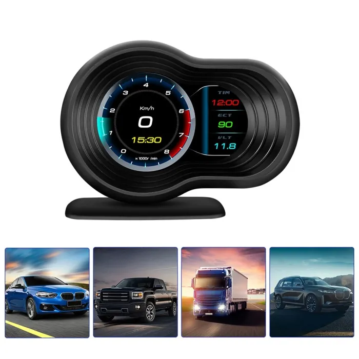 Car on-board computer - digital head-up display - HUD - OBD2 - speed monitor - with acceleration turbo alarmDiagnosis
