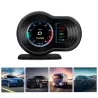 Bilens indbyggede computer - digitalt head-up display - HUD - OBD2 - hastighedsmonitor - med acceleration turbo alarm