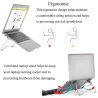 TabletaPlegable - ajustable - soporte para portátil - aleación de aluminio