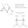 TabletaPlegable - ajustable - soporte para portátil - aleación de aluminio