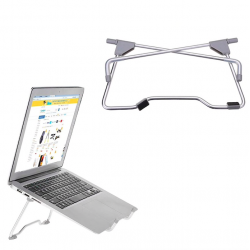 Pieghevole - regolabile - supporto per laptop - lega di alluminio