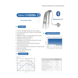 Høreapparat - Bluetooth - trådløst - oppladbart - Open Fit OE - OTC