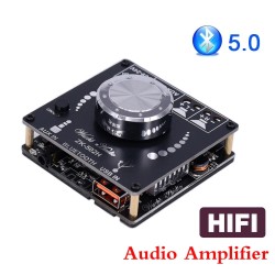 Amplificador digital - estéreo - HiFi - USB - Bluetooth 5.0 - TPA3116D2 - 50Wx2 - 502H 502M - 10W - 100W