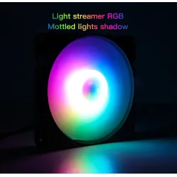Segotep - ventilateur de refroidissement - réglable - RGB - 120mm - 5V - 3Pin - pour gamer