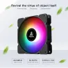 Segotep - koelventilator - regelbaar - RGB - 120mm - 5V - 3Pin - voor gamerKoeling