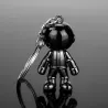 Metal nøglering - astronaut - robot