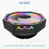 ALSEYE O120z - Ventilateur de refroidissement RGB - Refroidisseur CPU - 4pin - PWM - silencieux