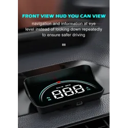 WIIYII M8 - HUD - head-up display - overspeed warning system - windshield projector - OBD2 II - EUOBDDiagnosis